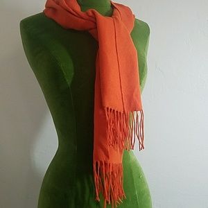 Orange Cashmere Scarf